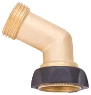 Rocky Mountain Goods Hose Gooseneck - Solid Brass Kink Preventer -