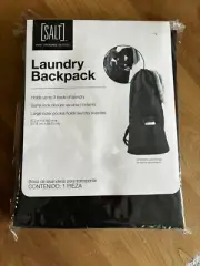 NEW SALT Laundry Backpack Bag Black Holds 3 Loads College University