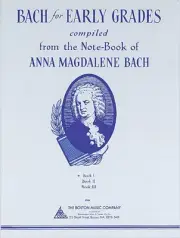 Bach for Early Grades Book 1 Piano Sheet Music Book NEW 014002879