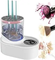 Makeup Brush Cleaning Brush Cleaner, Portable, Cosmetic Tool Automatically Turning | Cleaning Multifunctional Brushes, Cleaning Tool for Home, Studio, Home