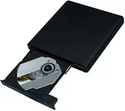 External Blu-ray Drive Blu-ray Drive DVD/BD Player Read/Write Portable Blu-ray Drive USB 3.0 DVD Recorder Ultra High Definition Blu-ray Recorder for Win 7/8/10/11/PC (Black)
