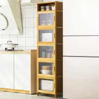 在飛比找momo購物網優惠-【HappyLife】廚房多層隙縫置物櫃 六層收納櫃 Y10