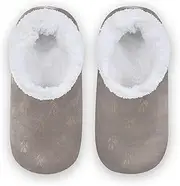 [Caihoyu] Kids Girls Boys Closed Back House Slippers Coral Fleece Non-Slip Spa Slippers Home Indoor