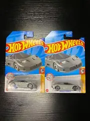 2022 HOT WHEELS ‘94 BUGATTI EB110 SS HW TURBO 5/10 METALFLAKE GRAY