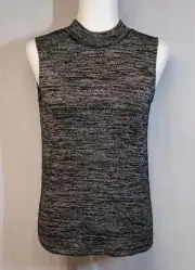 Rag & Bone Jean Black Heather Halter Open Back Charley Tank Sleeveless Top XS