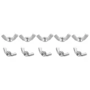 M4x0.7mm(DxP) Butterfly Wing Nuts 30Pack Carbon Steel Butterfly Wing-Nut Silver