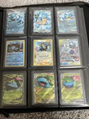 Blastoise & Venusaur Pokemon Cards Binder Collection Lot