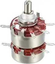XYWHPGV WTH118 2.2K Ohm Variable Resistors Double Turn Rotary Carbon Film Taper Potentiometer(c878a c8ff6 e50c6 a3ba0 52f30 ee49d