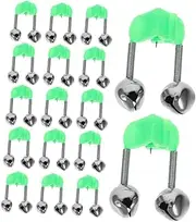 65pcs Fishing Alert Bells Sea Fishing Rod Bells Night Fishing Rod Alarm Bait Alarm Clips