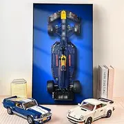 Display Wall Mount for Lego Oracle Red Bull Racing RB20 F1 Model Car Kit ,Building Blocks Display Wall Frame for Lego 42206 Car - Gifts for Lego Lovers,Size:75x45 cm (Blue)