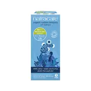 Natracare Organic Cotton Tampons Regular with Applicator x 16 Pack