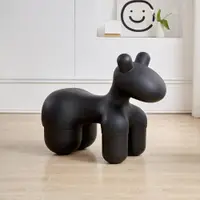 在飛比找ETMall東森購物網優惠-網紅小馬椅創意動物座椅卡通可愛兒童坐椅小狗造型凳子大人換鞋凳