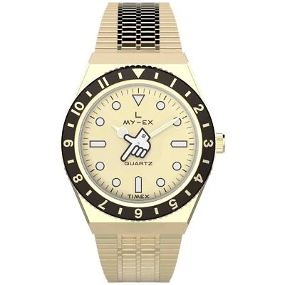 Timex x seconde/seconde/ Q 38mm Loser Gold SS
