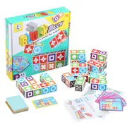 3D Graphics Matching Game Desktop Puzzle Building Blocks Toys Parent-child Interaction