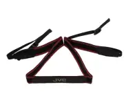 New Genuine JVC Camera Camcorder Holder Red Black Hand Grip Shoulder Neck Strap