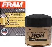 FRAM Ultra Synthetic Automotive Replacement Oil Filter, Designed for Synthetic Oil Changes Lasting up to 20k Miles, XG3614 with SureGrip (Pack of 1)