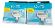 2x Gillette Venus Smooth Razor Blade Refill Cartridges 8 ct.