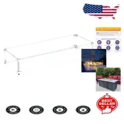 No-Fault Protection 35" Wind Guard for Fire Pit - Safe & Reliable Flame Shield