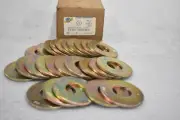 FASCO ASTM F436 FLAT WASHER, 1" INCH, YELLOW ZINC PLATED (LOT OF 25)