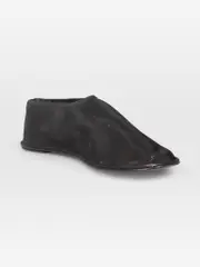 Black Mesh Sock Ballet Flats