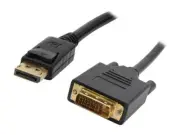 Nippon Labs DP-DVI-10 10 ft. DP DisplayPort Male to DVI-D Male Converter Cable,