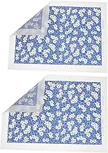 Angoily Porcelain Blue Decals High Heat Pottery Transfers for Clay Underglaze Ceramic Transfer Paper for Plates Cups and Decorative Items