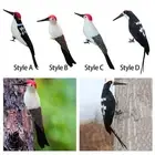 Simulation Woodpecker Ornament Art Artificial Feather Cute Scarecrow