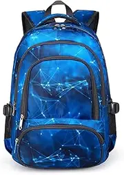 [BLUEFAIRY] Hearts Print School Backpacks for Girls Kids Elementary School Bags Bookbag