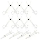 10x Disposable Piercing Clamp Forcep Plier Supplies Tool Slotted Body Ear pa