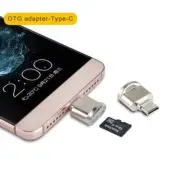 Portable Mini Card Reader Type C Micro SD TF Memory Card Reader OTG Adapter USB