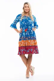 La Ponche Organic Cotton Crinkle Dress--ORI-21784