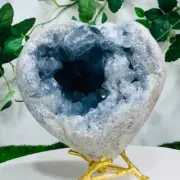 3167g Natural Blue Celestite Crystal Geode Quartz Cluster Mineral Specimen Reiki