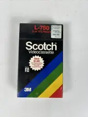 Scotch Videocassette Video Cassette L 750 Beta Max Blank Tape NEW & SEALED