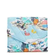 Vera Bradley RFID Mini Tri-fold Wallet Beach Treasures NWT