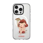 iPhone 16 Pro Clear Case MagSafe Compatible Spotted girl