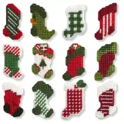Herrschners® Mini Stocking Ornaments Plastic Canvas Kit