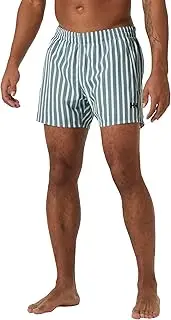[Helly Hansen] Men's Standard Newport Trunk, 485 Grey Cactus Stripe AOP