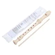 8 Holes Soprano Recorder with Cleaning Rod, German Style C Key Recorder for2895