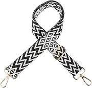 CORHAD Adjustable Crossbody Bag Strap Replacement Decorative Purse Strap for Handbags Durable Woven Design Stylish Pattern with Light Buckle for Customizing Your Look