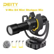 Deity V-Mic D4 Mini On-Camera Shotgun Microphone with Shockmount for Recording