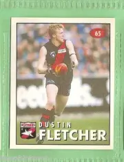 1996 AFL SELECT STICKER #65 DUSTIN FLETCHER, ESSENDON BOMBERS