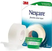 Nexcare 771-1PK Flexible Clear First Aid Tape, Clear, 25 mm Size