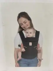Ergobaby Omni Breeze Onyx Black Size Adjustable SoftFlex Mesh Baby Carrier NEW