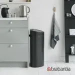 【BRABANTIA】TOUCH BIN NEW 半月式按壓垃圾桶40L(尊爵黑、純淨白)-2色任選