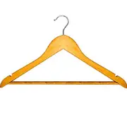 Compass Classic Wood Budget Hook Clothes Coat Hanger Pack 100 Bulk