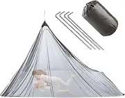 Mesh Tent | Fine Mesh Tent Bed Fly Nets | Sleeping Bag Net, Camping Fly Net Bed, Single Netting with Carry Bag for Bedding, Camping