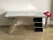 Large Aviator Executive Desk - Drawer Shelving - Aircraft Wing (68 inches)