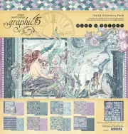 Graphic 45 Make A Splash 12" Collection Mermaid Sea Horse Sand Dollar Starfish