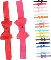 Abaodam 20pcs Headdress for Elastic Headband Headbands Newborn Headbands Elastic Hairband Headbands Newborn Headdress Headbands Headwear for Colorful