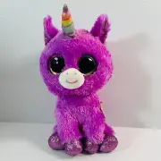 TY Beanie Boo's Rosette January 23cm purple Unicorn plush Unicorn Beanie toy NWT